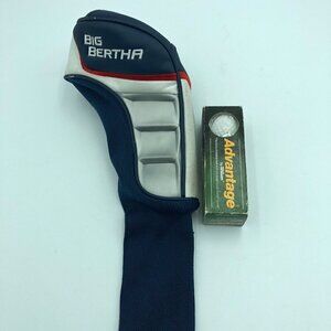Callaway Big Bertha Golf Head Cover And Wilson Advantage Golf Balls